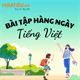 Bài tập hằng ngày Tiếng Việt lớp 3 Chân trời sáng tạo - Tuần 1 Thứ 5